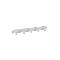 Oganizer kabli do szaf Rack 19 1U, 5 uchwytów, metal, szary 