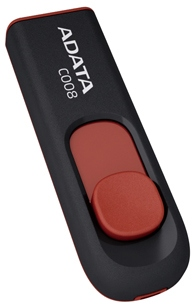 Pendrive A-DATA C008 (32 GB /USB 2.0 /Czarno-czerwony ) 