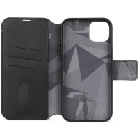 Decoded Detachable Wallet – skórzana obudowa ochronna do iPhone 15 Plus kompatybilna z MagSafe (black) 