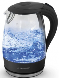 Czajnik ESPERANZA Salto Angel Czarny (1.7L /2200W /Czarno-przezroczyst<br />y ) 