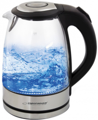 Czajnik ESPERANZA Yosemite (1.7L /2200W /Stalowo-czarny ) 