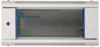 EXTRALINK 4U 600X450 WALL-MOUNTED RACKMOUNT CABINET GRAY 