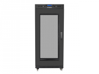 SZAFA INSTALACYJNA RACK STOJĄCA 19 15U 800X1000 CZARNA DRZWI PERFOROWANE LCD LANBERG (FLAT PACK) 