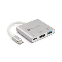 Adapter TECHLY IADAP USB31-HDMIPTY USB-C - HDMI/USB-A/USB-C 
