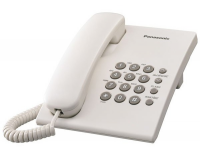 Telefon przewodowy PANASONIC KX-TS500PDW 