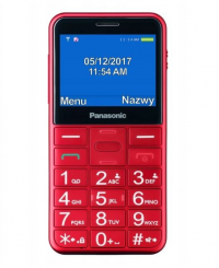 Telefon PANASONIC KX-TU155 Czerwony 