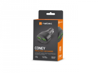 Ładowarka samochodowa NATEC 1x USB 3.0 Czarny NUC-1981 