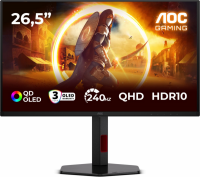 Monitor AOC Q27G4ZDR QD-OLED (26.5 /QD OLED /240 HzHz /2560 x 1440 /Czarny) 