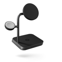 ZENS Office Charger Pro 3 - ładowarka bezprzewodowa Qi2 25W do trzech urządzeń kompatybilna z MagSafe 