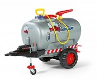 Rolly Toys 122776 Cysterna Rolly Tanker z pompą i sikawką Szara 1-oś 