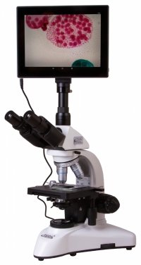 Trójokularowy mikroskop cyfrowy Levenhuk MED D25T LCD 