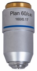 Obiektyw planarno-achromatyczny Levenhuk MED 60x