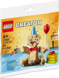 LEGO  Creator Klocki 30582 Urodzinowy niedźwiedź
