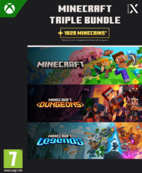 Gra ESD Minecraft Triple Bundle Xbox XXS ML