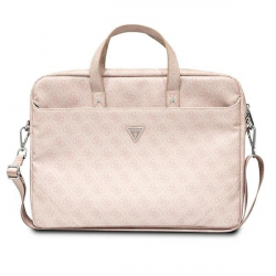 Torba na laptopa GUESS Saffiano 4G Traingle Logo (maks.16/Różowy)