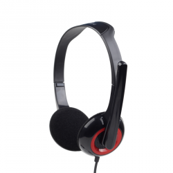 Słuchawki z mikrofonem GEMBIRD MHS-002 Czarny Czarny