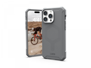 UAG Essential Armor Magsafe - obudowa ochronna do iPhone 15 Pro Max kompatybilna z MagSafe (silver)