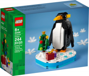 LEGO Okolicznościowe Świąteczny pingwin z choinką 40498