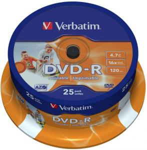 DVD-R VERBATIM 4.7 GB 16x Cake 10  szt.