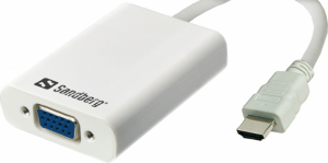 Adapter SANDBERG HDMI - VGA + Audio HDMI - VGA/Audio 508-77