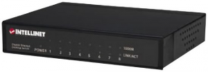 Przełącznik INTELLINET NETWORK SOLUTIONS Ethernet Gigabit Desktop 530347 8x 1 GbE