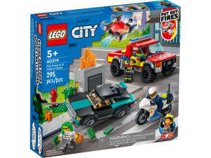 LEGO® 60319 City - Akcja strażacka i policyjny pościg