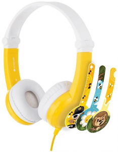 Słuchawki dla Dzieci 3+ Connect 85dB z Mikrofonem Żółte