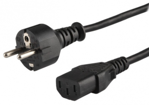 Kabel zasilający SAVIO IEC C13 1.2m. CL-89