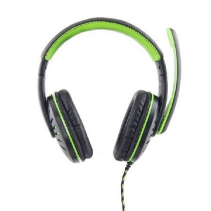 Słuchawki z mikrofonem ESPERANZA Czarno-zielony EGH330G Zielony