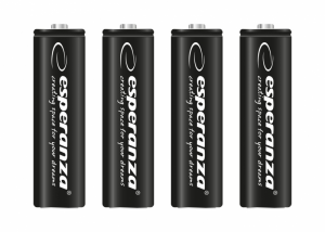 Baterie ESPERANZA Niklowo-wodorkowa AA (LR06, FR6, R6, 15A, MN1500, AM3, UM3, HP7) 2600mAh 4 szt. EZA106