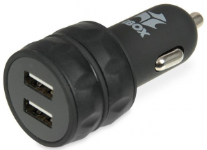 Ładowarka samochodowa IBOX 2x USB Czarny ICC13B
