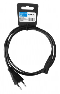 Kabel zasilający IBOX Schuko - IEC320 C7 1.5m. IKZ3
