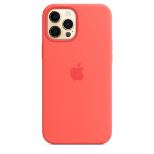 Silikonowe etui z MagSafe do iPhonea 12 Pro Max Różowe