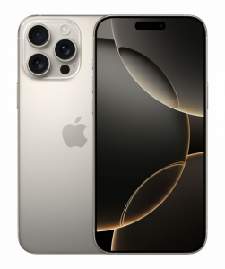 Smartphone APPLE iPhone 16 Pro Max 1 TB Natural Titanium (Tytanowy) MYX73HX/A