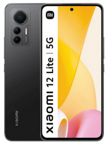Smartphone XIAOMI 12 Lite 5G 8/128 GB Czarny 128 GB Czarny MZB0BK4EU