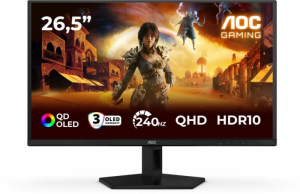 Monitor AOC Q27G41ZDF (26.5 /QD OLED /240Hz /2560 x 1440 /Czarny)