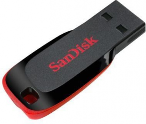 Pendrive (Pamięć USB) SANDISK 128 GB USB 2.0 Czarno-czerwony