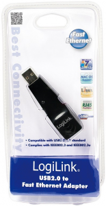Adapter LOGILINK USB 2.0 - RJ-45 UA0025C USB 2.0 - RJ-45