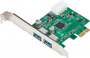 Kontroler GEMBIRD Host adapter USB 3.0 PCI-E UPC-30-2P 2x USB 3.0