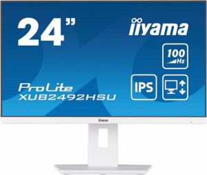 Monitor IIYAMA XUB2492HSU-W6 (24 /IPS /100Hz /1920 x 1080 /Biały)