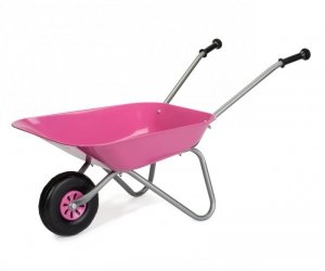 Rolly Toys 274802 Taczka Metalowa rózowa 