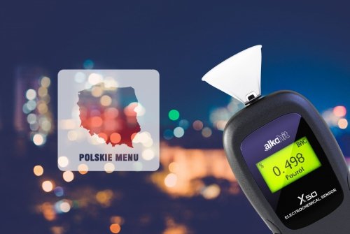 Alkomat Alkohit X50 w skrzyneczce plastikowej
