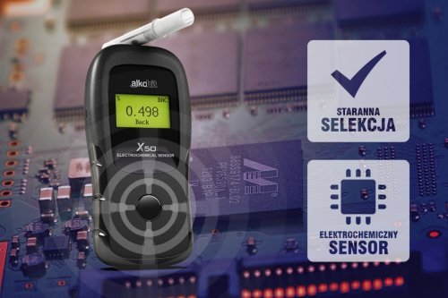 Alkomat Alkohit X50 w skrzyneczce aluminiowej