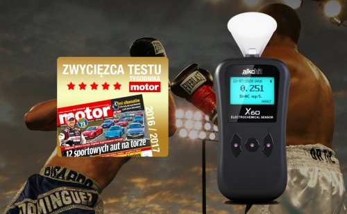 Alkomat Alkohit X60 z drukarką bezprzewodową