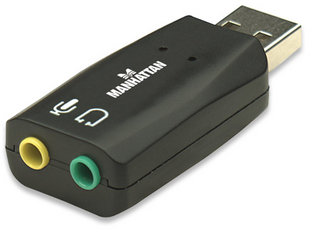 Karta dźwiękowa MANHATTAN Hi-Speed USB 3-D 150859