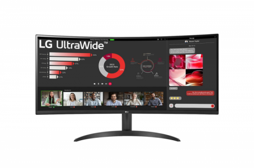 Monitor LG 34WR50QC-B (34&quot; /100Hz /3440 x 1440 /Czarny)