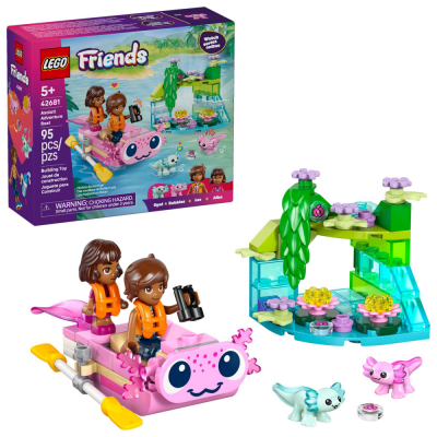 LEGO FRIENDS Przygoda na aksolotlowej łodzi 42681