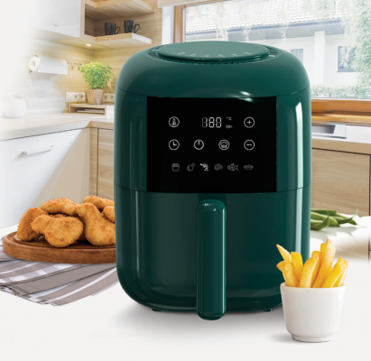 Frytownica beztłuszczowa MAESTRO MR 755 4820177149199 (3l /1200W /Ciemno-zielony )