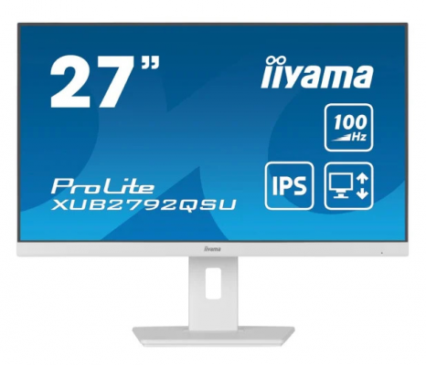 Monitor IIYAMA 4948570123384 (27&quot; /IPS /100Hz /2560 x 1440 /Biały)