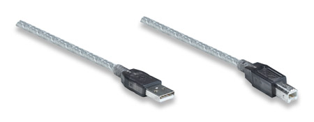 KABEL USB MANHATTAM  2.0 A-B M/M 11M AKTYWNY 510424
